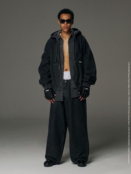 COOTIE 「12.5oz Denim Zip Up Hooded Jacket＜FADE＞」 デニム