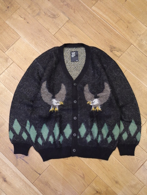 CHALLENGER 「NATIVE EAGLE CARDIGAN」 モヘアウールカーディガン