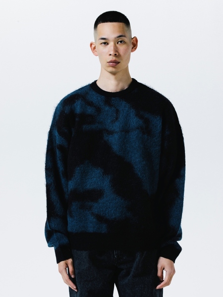 FR2GOLFRabbits Country Clubモヘアセーター ROTTWEILER 「R9 PAINTED KNIT」 モヘアセーター MASH UP