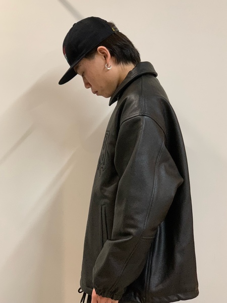 EXCLUSIVE !!】CALEE 「LEATHER COACH JACKET<EXCLUSIVE>」 レザー